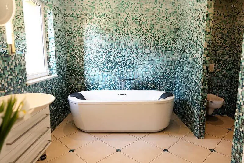 baignoire chambre manoir thironne