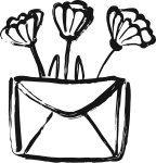 fleurs enveloppe