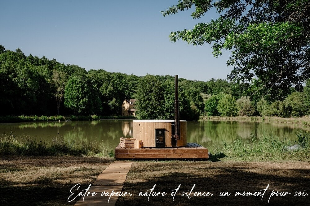 bain nordique tipis domaine thironne