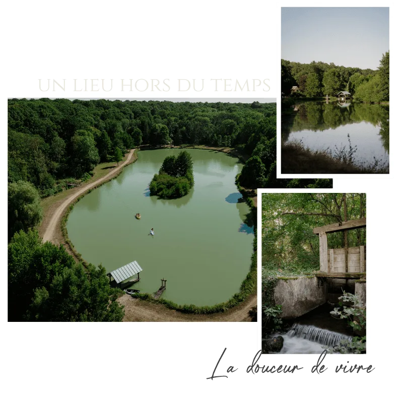domaine thironne vue lac foret perche ile