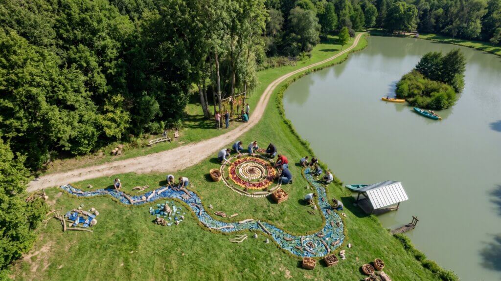 land art teambuilding
