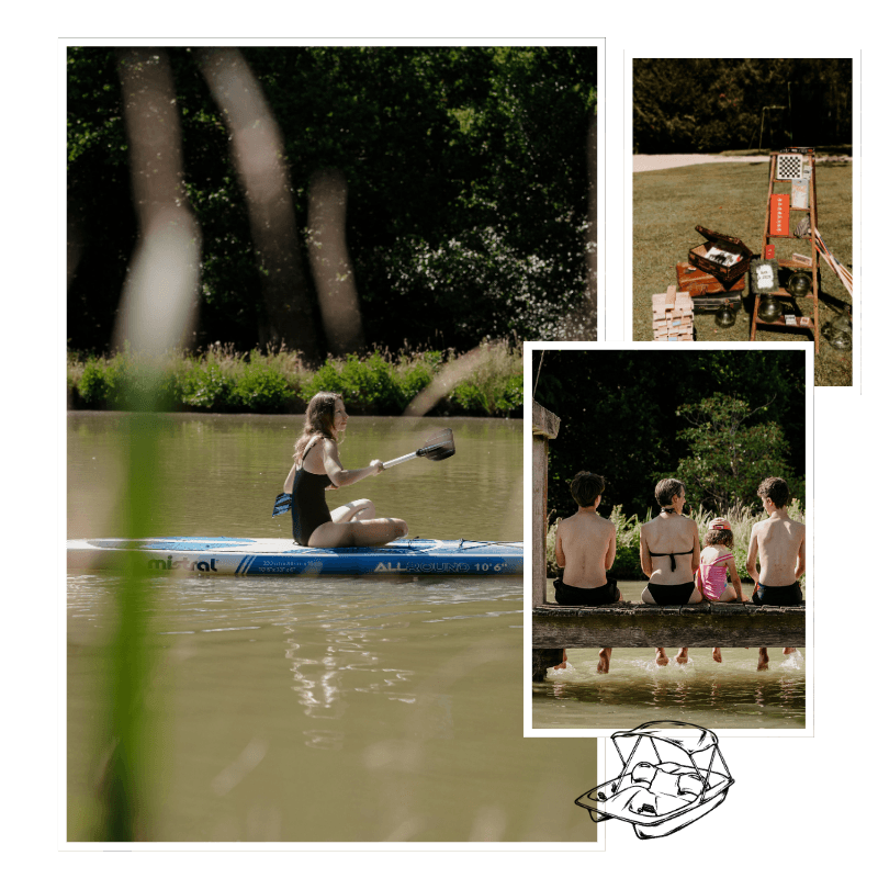 pedalo domaine thironne